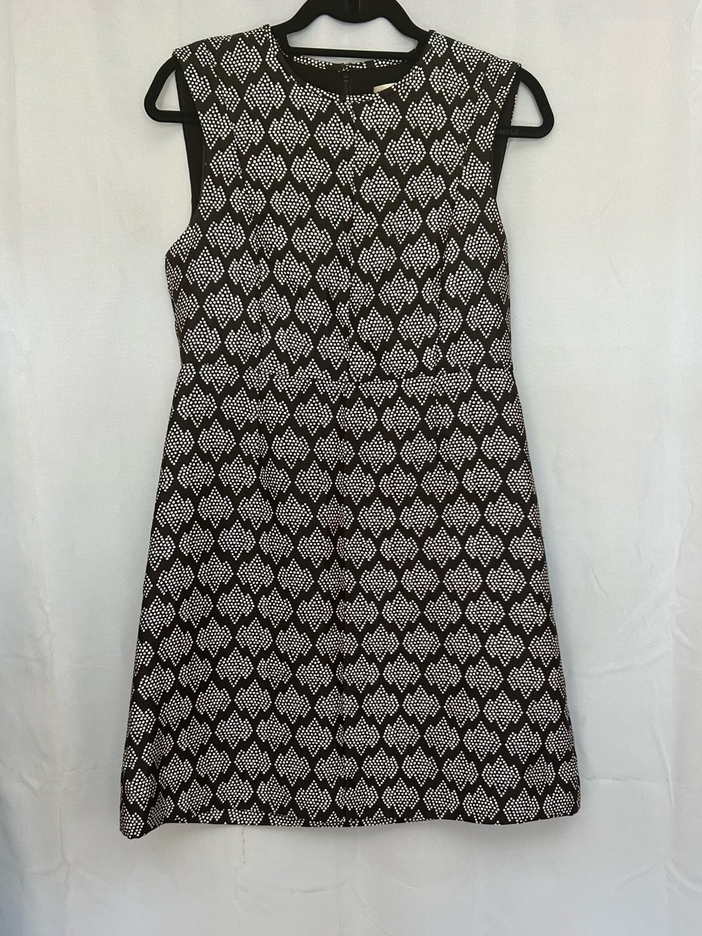 Diane Von Furstenberg Madyson Shift Dress Kyoto Black Size 8